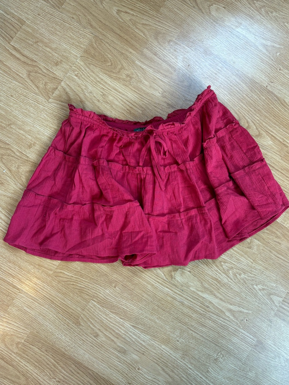 Red Skort
